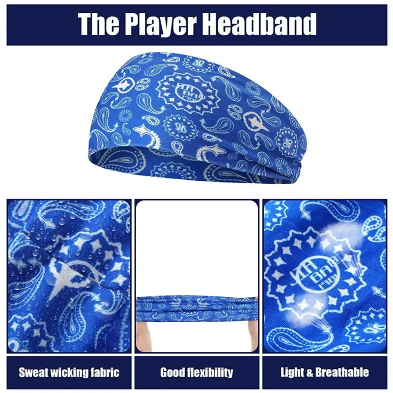 1pc Sports Sweatband Headband Men Women Quick Dry Breathable Outdoor Sports Headbands Yoga Hair Band Gym Running Tennis Headwrap