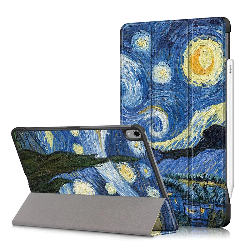 

For iPad Air 4 Case 10.9 Inch 2022 Fashion Paint Leather Hard Tablet Case For Funda iPad Air 4th