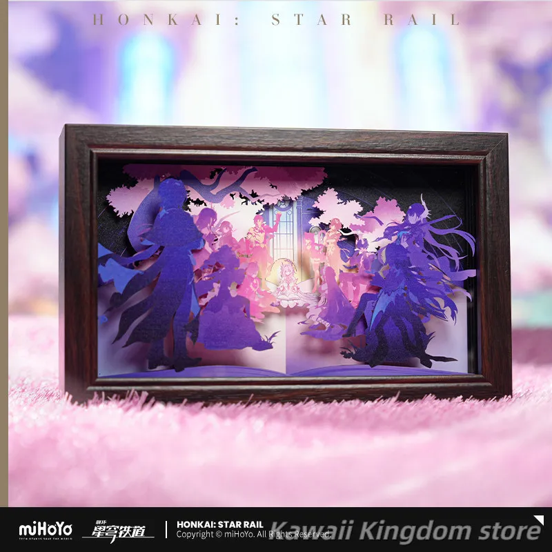 

MiHoYo Honkai: Star Rail Memories with You Series Cosplay Night Light Paper-cut Lamp Mascot Student Accessory Fans Gift