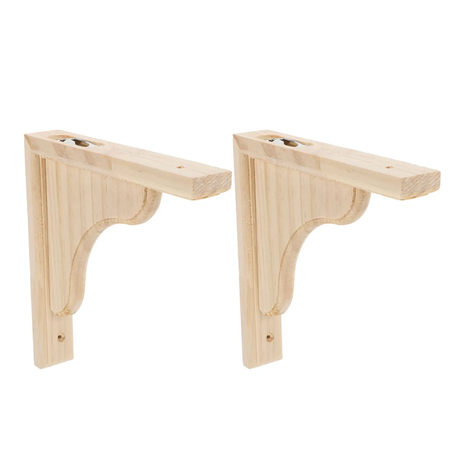 

2 шт. треугольных кронштейнов для полок, деревянные угловые опоры для настенного крепления, сверхпрочные, для спальни, кухни, ванной комнаты