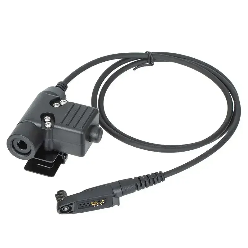 Walkie Talkie Radio Tactical Headset Adapter U94 PTT for MOTOROLA GP-328 PLUS