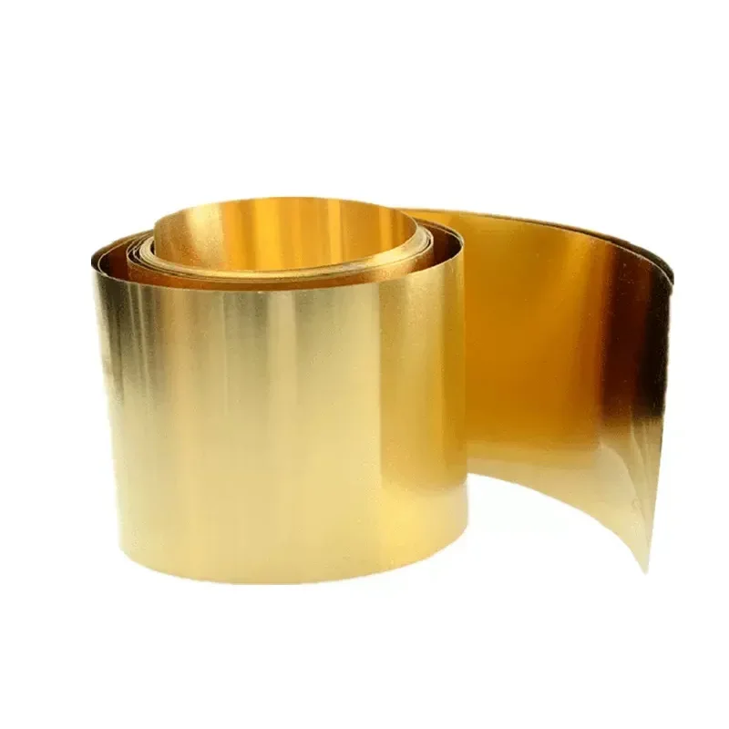 H62 Brass Strip Foil Shim Sheet Thin Gasket Plate thickness 0.01/0.02/0.03/0.04/0.05/0.08/0.1/0.2/0.3/0.4/0.5/0.6/0.7/0.8/1mm