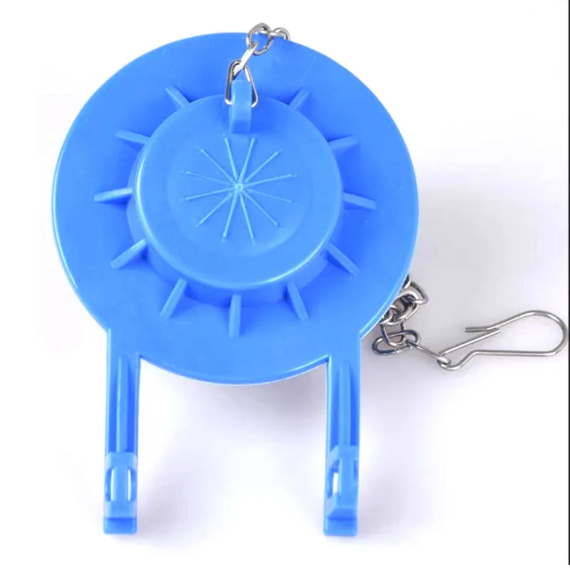 7.5cm quality rubber drain valve toilet tank fittings toilet seal Pusey water stop valve cover shoot with metal chain