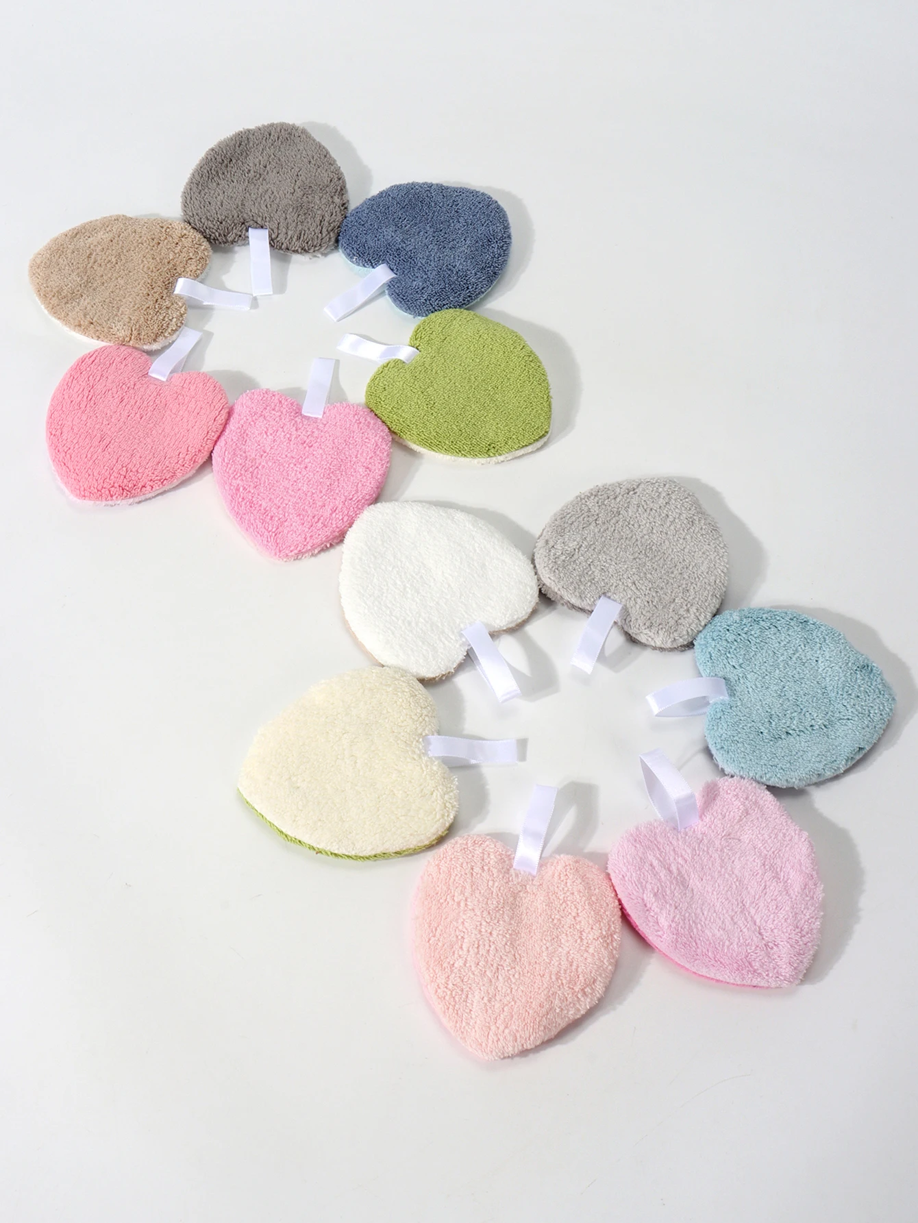 6 قطع من وسادات تنظيف الوجه وإزالة المكياج، وسادات إزالة المكياج قابلة لإعادة الاستخدام على الوجهين وقابلة للغسل، مناسبة لجميع أنواع البشرة #2