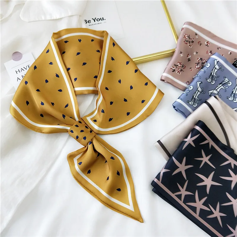 Multi Using Irregular Triangular Scarves for Women DIY Scarf with Cross Intersection Neckerchief Hair Band Head Wrap Accessories