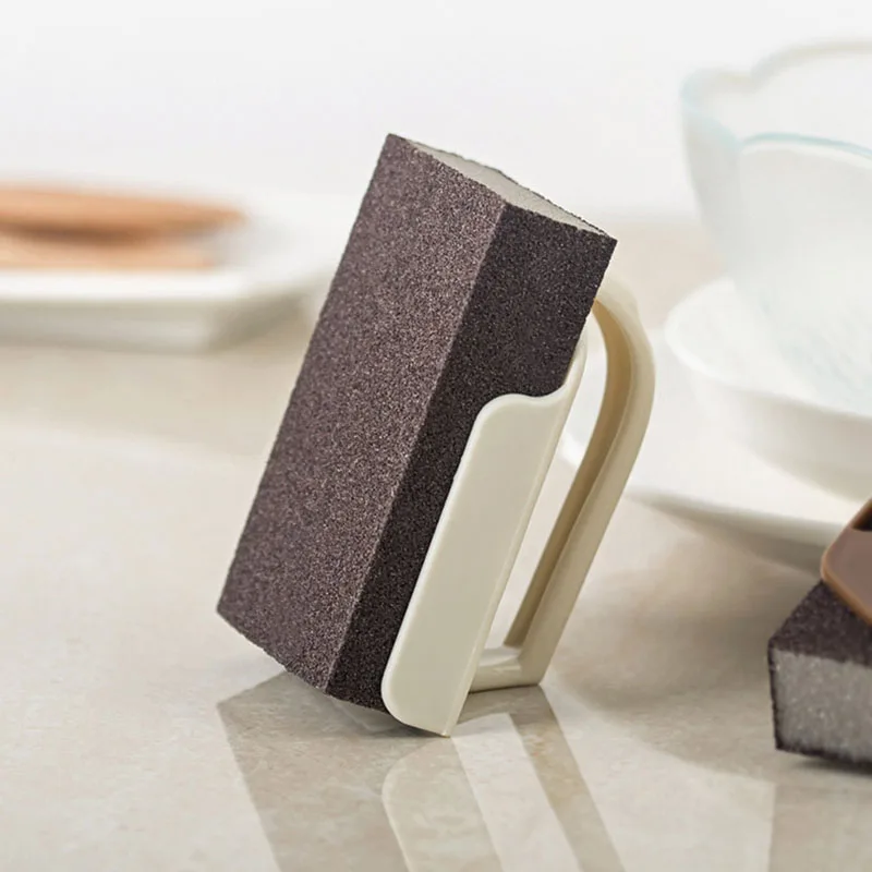 

Emery Sponge Nano Melamine Pot Brush For Removing Rust Kitchen Tool Sponge Cleaning Brush Descaling Rub Pot kitchen accessories