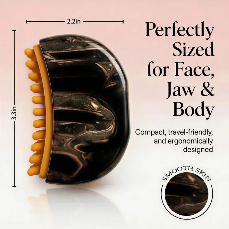 2026 Lymphatic Facial Contour Brush, Body Brush Face Scraping Lymphatic Brush