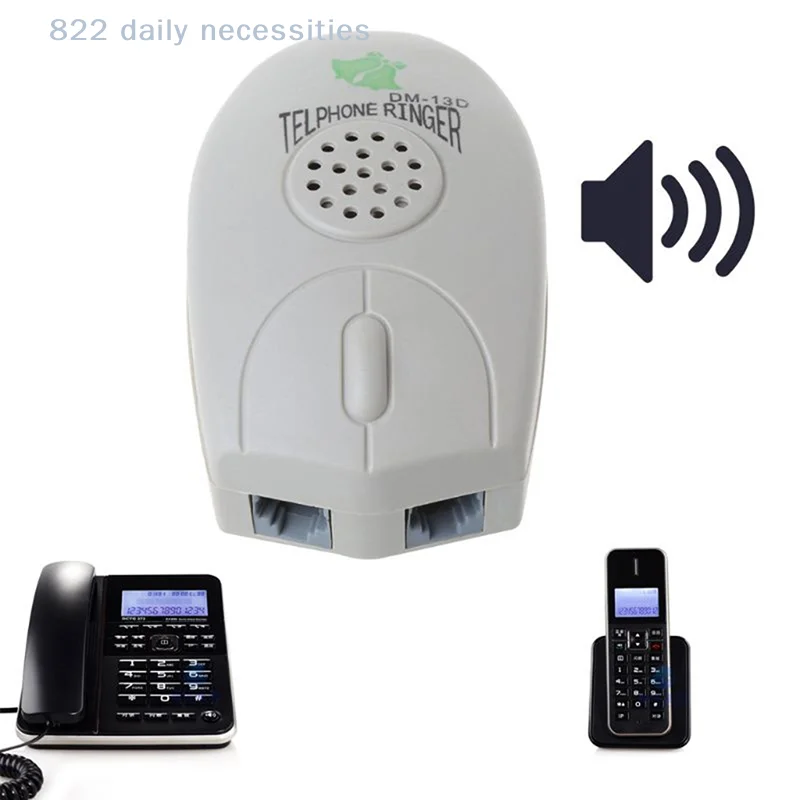 convenientAmplifier Landline Phone Bell Ringer Extra Loud Telephone Ring For The Old Elder