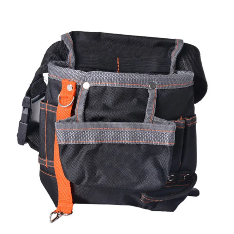 1pc Tool Pouch Belt Waist Bag 7 Pocket Holster Storage Holder Electrician Tools Bag Oxford Cloth Waist Bag