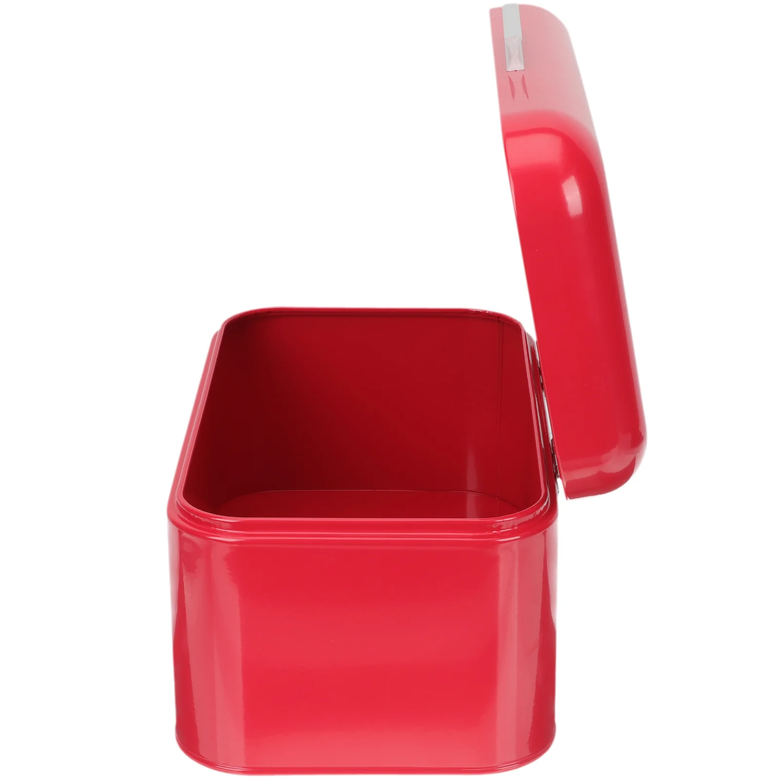 

Cupcake Boxes Tin Bread Grain Container Home Supplies Kitchen Metal Rice Red Organizer