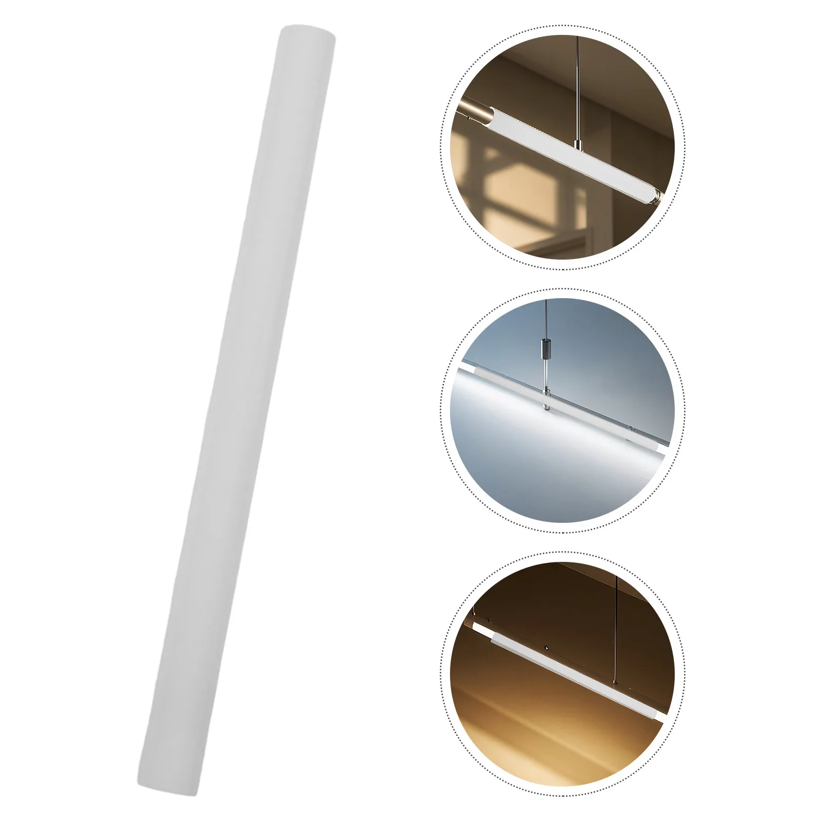 

LED Tube Light Cover Diffuser Clip-on Design Glare Reduction Eye Strain Protection for Residential Commercial Lighting LED