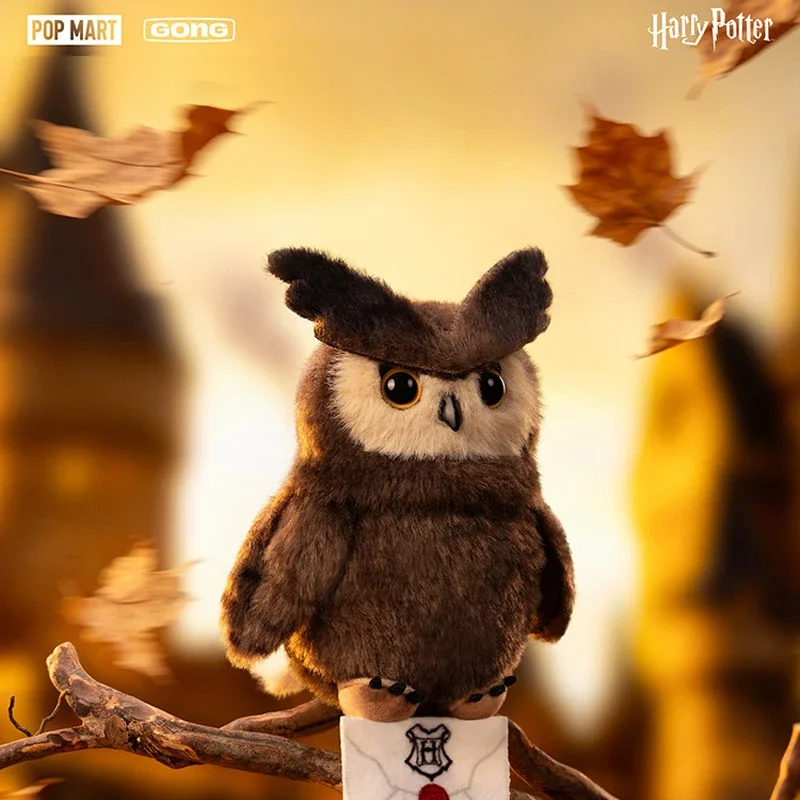 POP MART GONG Harry Potter Owl Plush Series Pendant Mystery Box Genuine Blind Box Guess Toys Bag Ornament Figurines Home Decor view 5