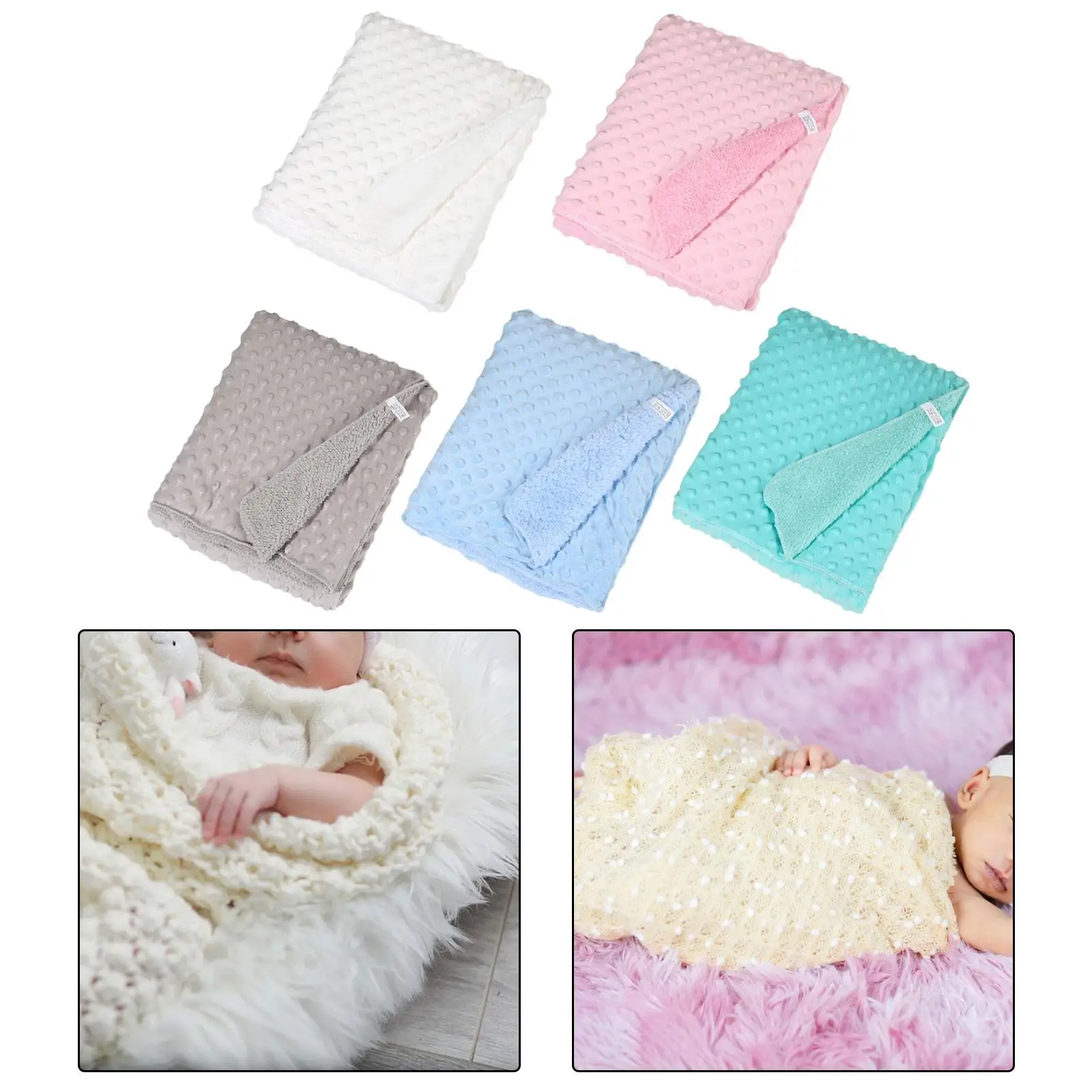 Coperta per bambini Avvolgente Confortevole Ragazzi Ragazze 30x40 pollici Coperta per fasciatoio per letto per bambini Divano Divano Asilo nido Doccia Regalo