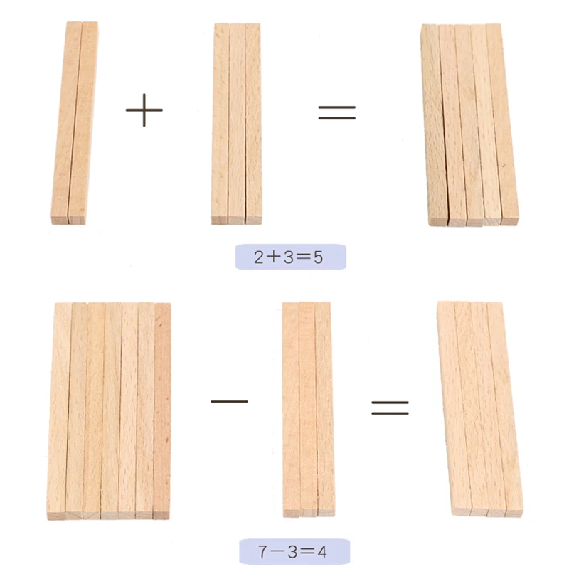 스핀들 박스 어린이 조기 개발 계산 스틱 소년 소녀 전문 계산 조기 학습 도구 수학 장난감