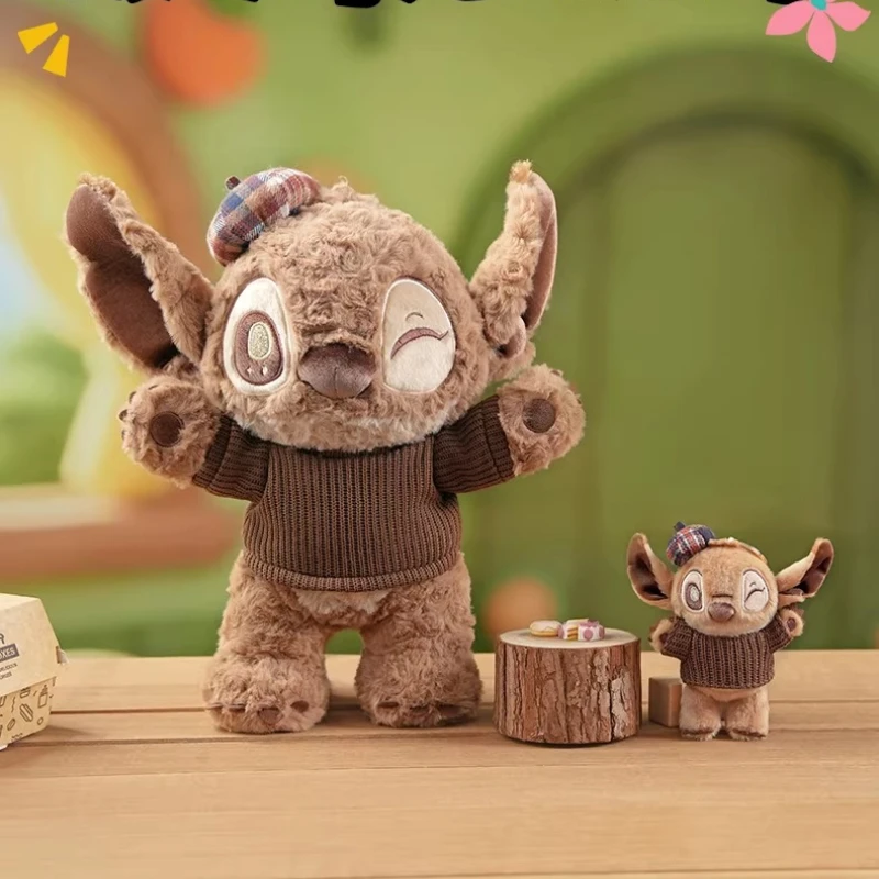 

Disney Stitch plush toy cuddly companion for sleeping children's birthday gift, cute cartoon can also be used as a bag charm