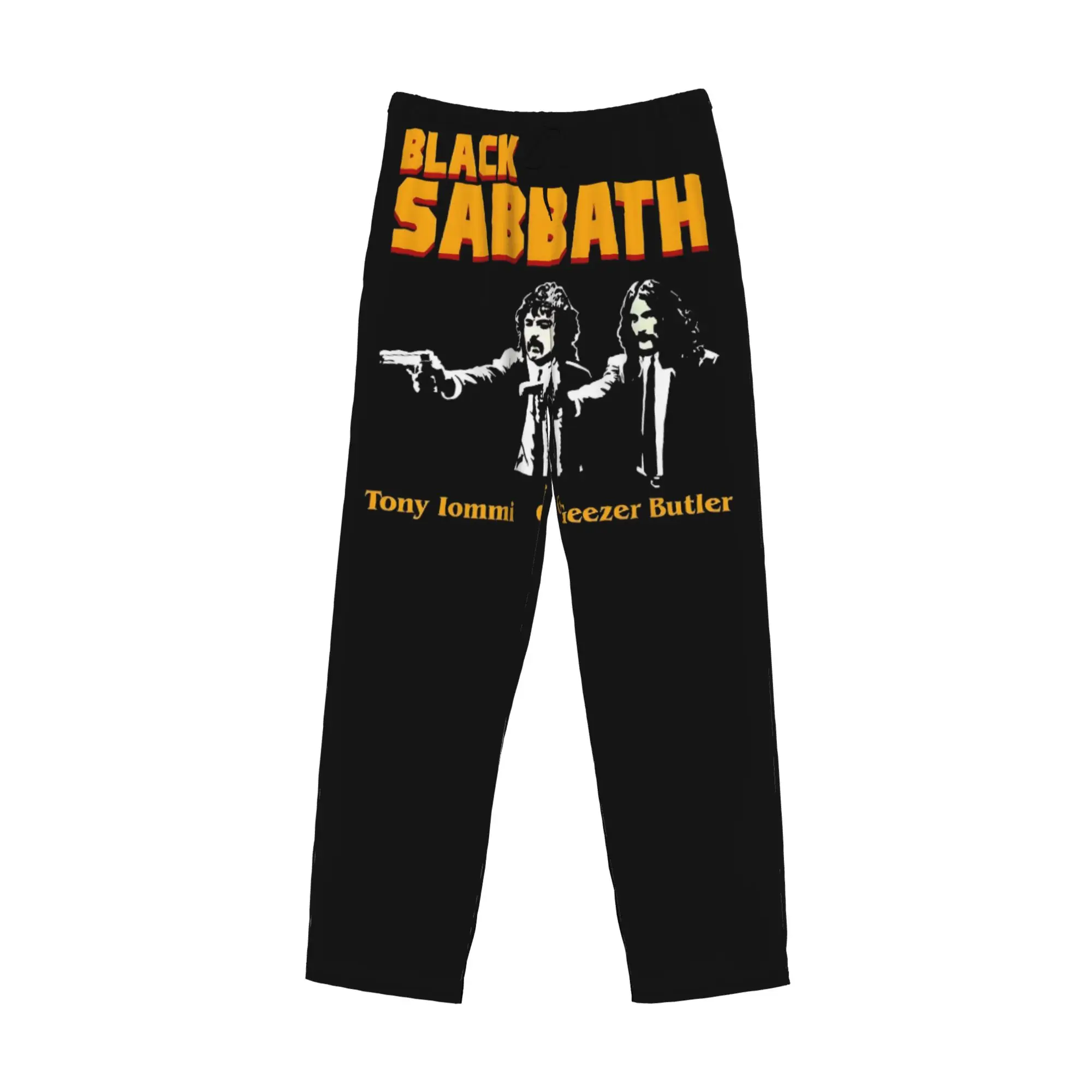 Custom S-Sabbathed Pajama Pants Men Mystery And Religion Sleepwear Lounge Sleep Bottoms Stretch with Pockets view 3