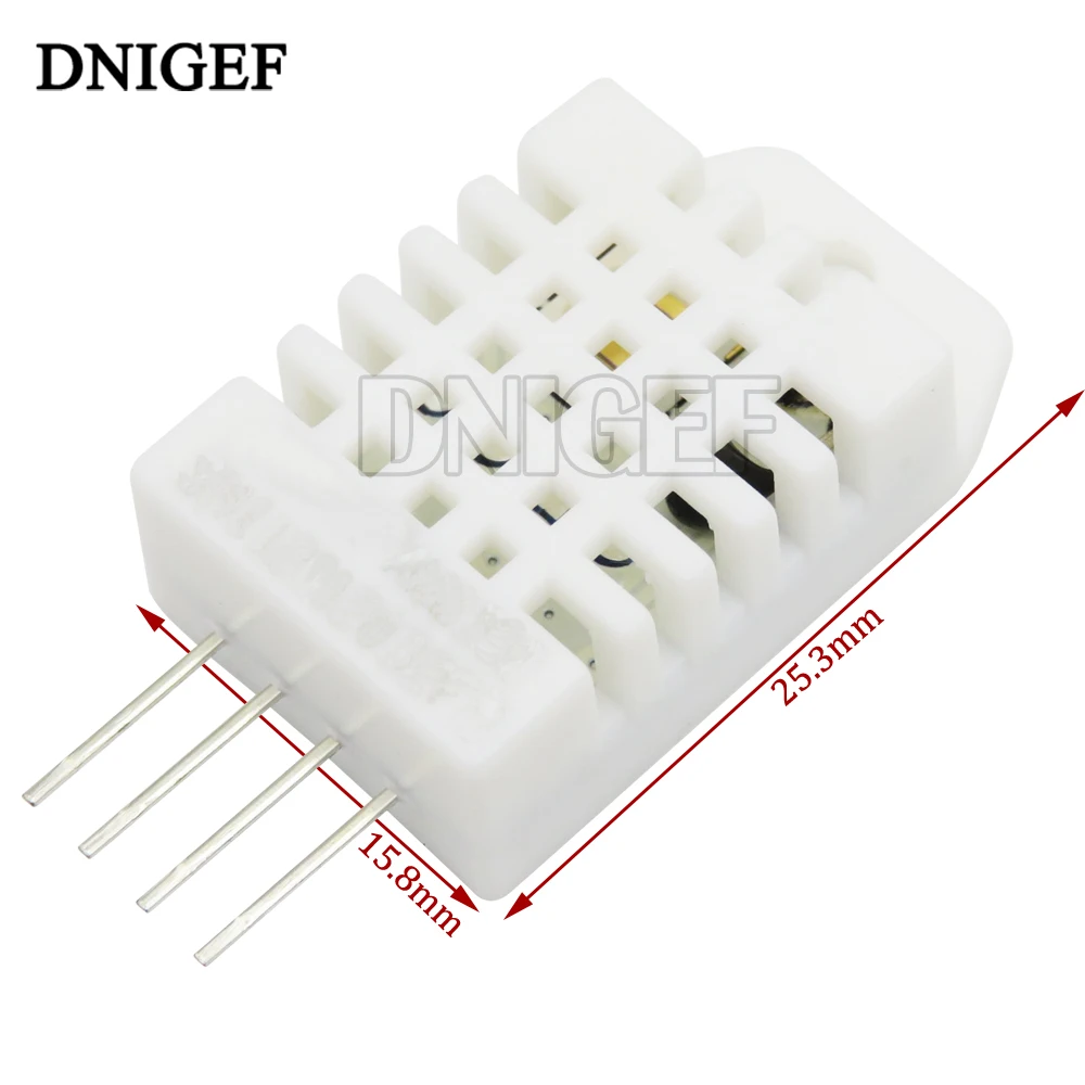 DNIGEF 1 PCS DHT22 Sensor Module DHT-22 Digital Temperature and Humidity Temperature Sensor Diy Kit