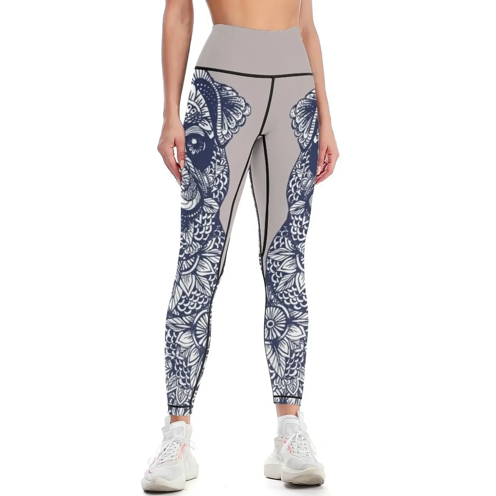 

Mandala of Pug Leggings leggins push up woman Women's sports legging pants raises butt gym pants Womens Leggings