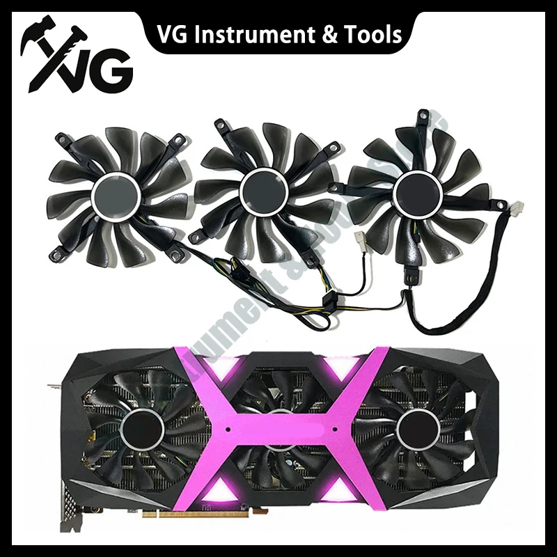 Für 89MM 4PIN GA92S2U RX6800 XT Grafikkarten-Kühler Lüfter für YESTON RX 6500 6600 XT RX 5500XT RTX 2060 SUPER Grafikkarten – Detail 1