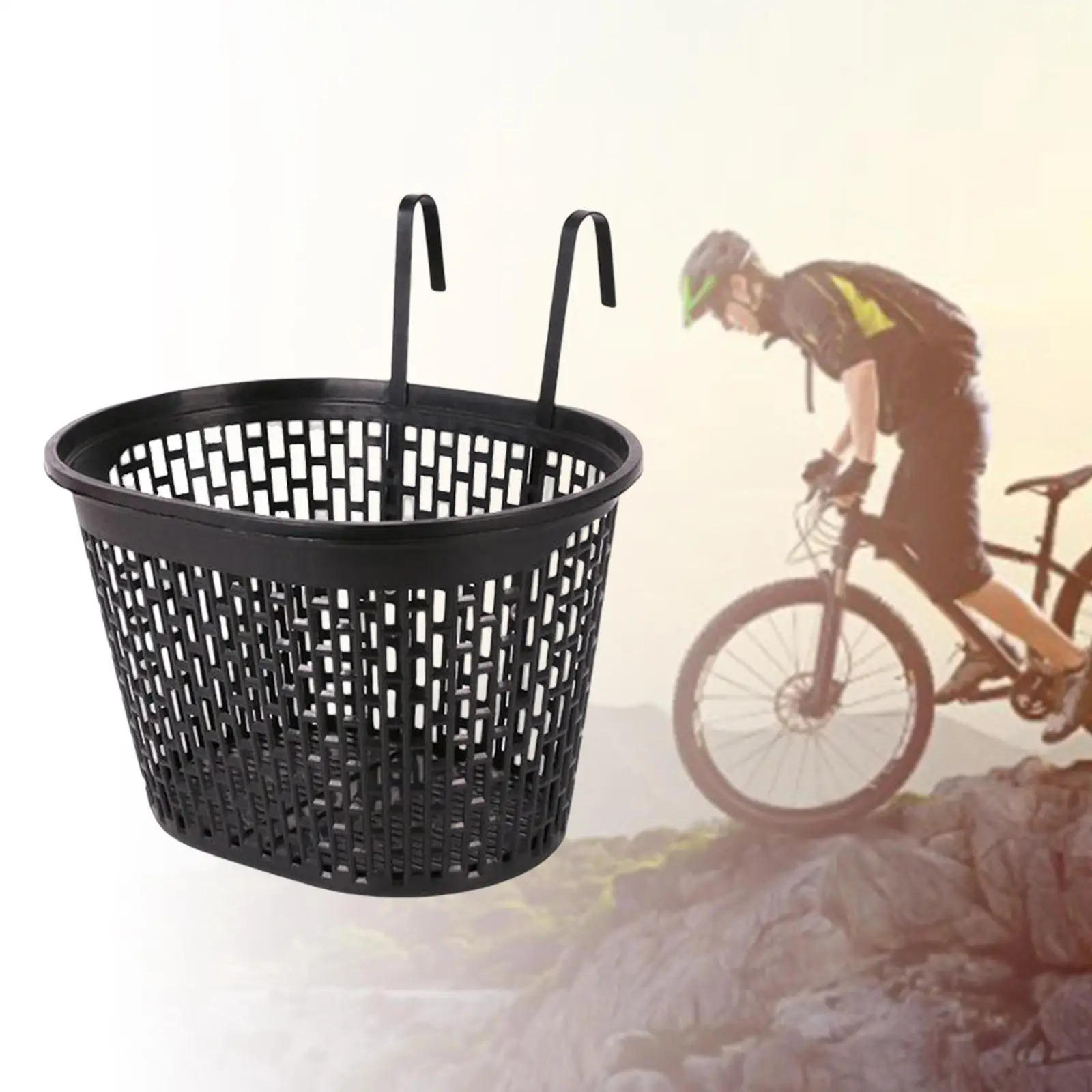 Practical Bike Basket Detachable Cycling Carrier Lightweight Bike Basket Front for Cycling Bike Travel Tricycles Supplies