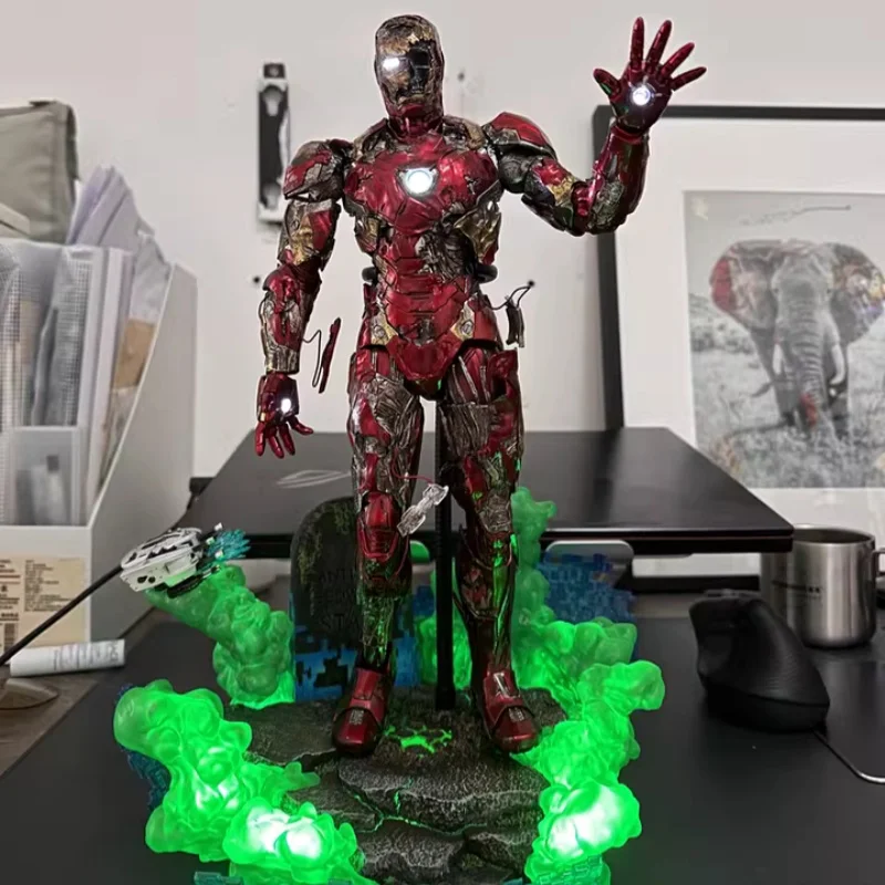 

Original Hot Toys Spider-Man Mms580 Mysterio'S Iron Man Illusion 1/6 Scale Collectible Action Figure Model Toy Halloween Gift