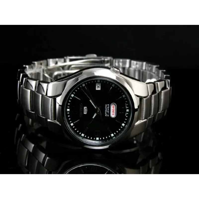 شعبية AAA + الميكانيكية التلقائية AAA + ساعة رجالي سيكو تصميم رياضي متعدد الوظائف حزام الصلب ساعة رجالي يوميا مقاوم للماء