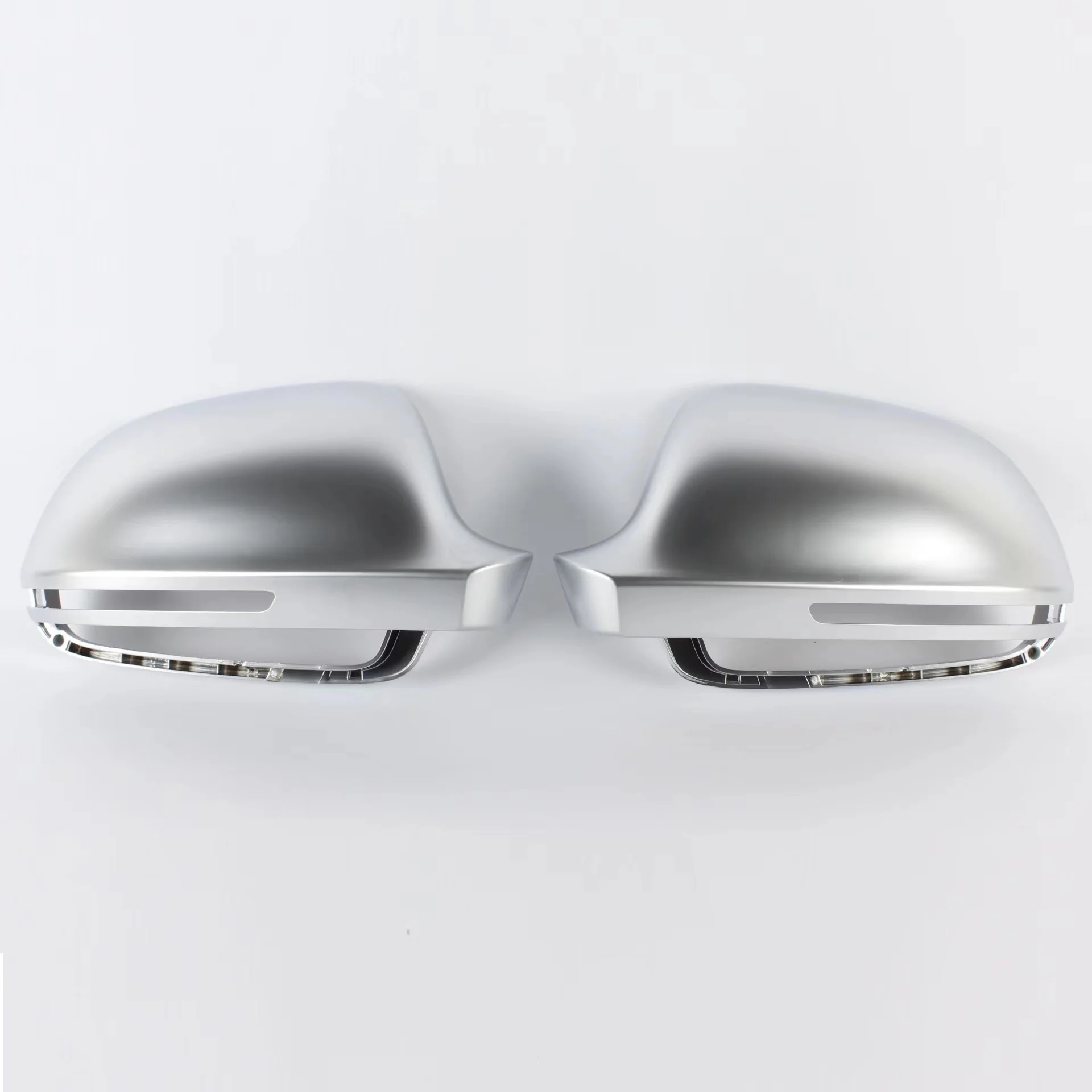 

A matte chrome plated silver ear fits the Audi B8 A4 A6 C6 rear view mirror chrome plated matte silver ear mirror housing