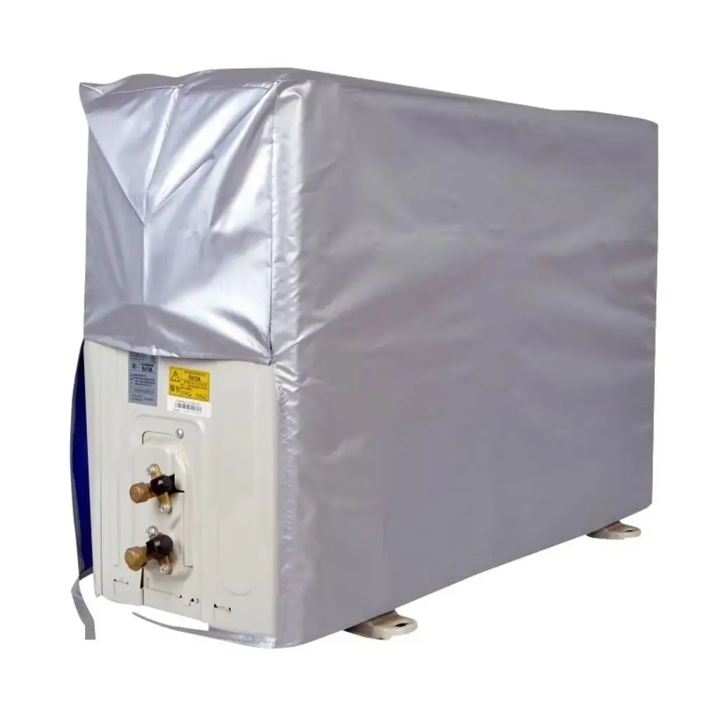 Heat-insulating Silver Air Conditioner Cover Multisize Waterproof Dust Cover Dustproof Air Conditioner Protective Outdoor
