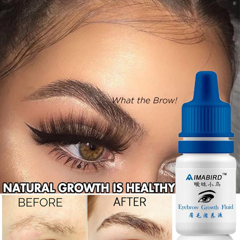 Powerful Eyelash Nutrition Liquid Curl Slender Eyebrow Growth Serum Preventing Eyebrow Repair Growing Thick Faster Eye Growth