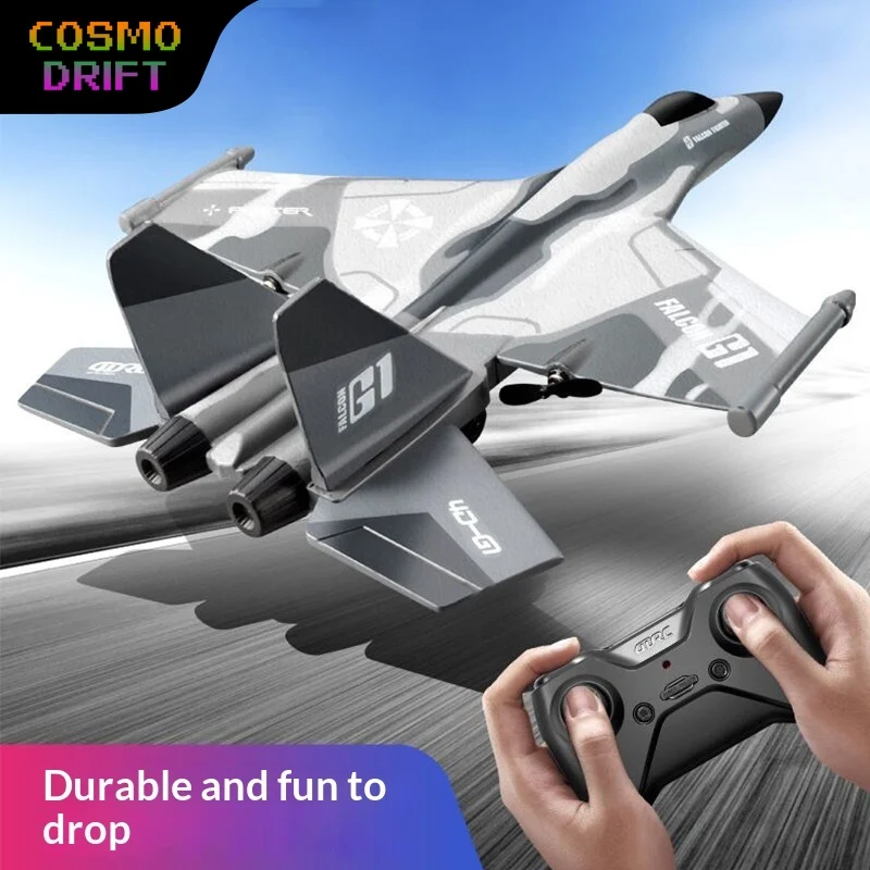 

Falcon 2025 New Remote Control Full Waterproof Fighter Glider Crash Resistant Airplane Model Water Flying Aeromodel Hobby