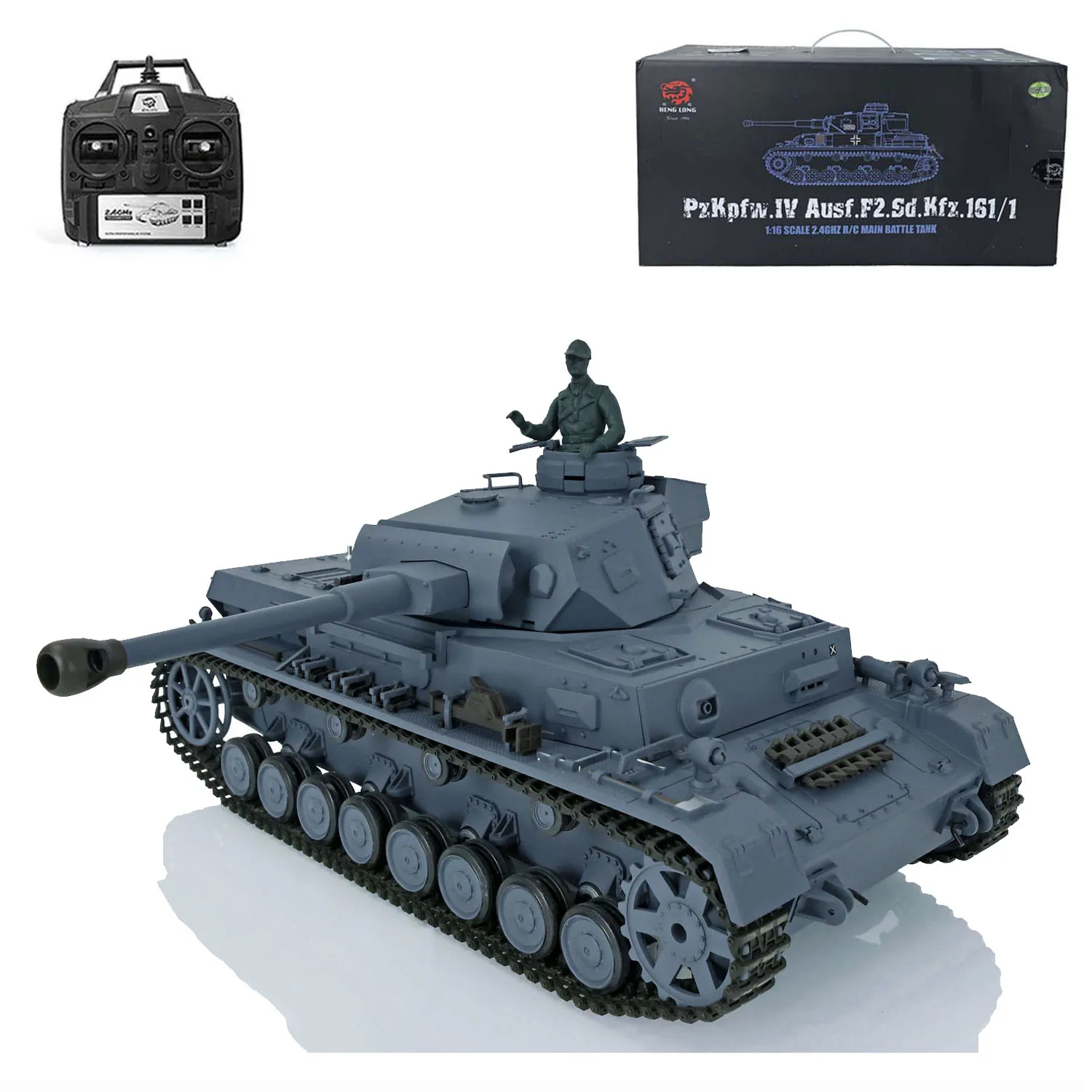 Henglong-Panzer IV en plastique allemand, ustensiles de cuisine RTR RC, modèle précieux 2.4, échelle 1/16, 7.0G, 3859