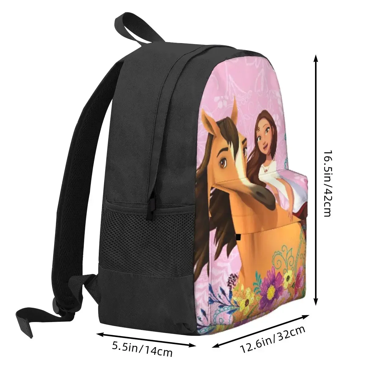 Spirit Riding Free Backpack Daypack Large Capacity Boys Girls BookBag School Bag Shoulder Bags for Men Women