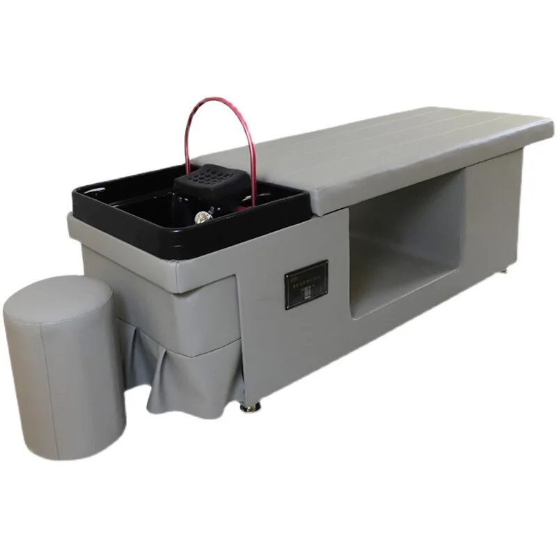 

Full-lying Thai massage shampoo bed, multi-functional head treatment bed, barber shop fumigation shampoo bed in stock