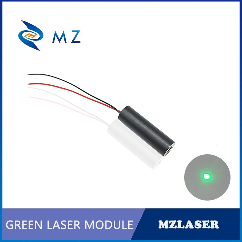 Modulo diodo Laser a punto verde compatto D12mm 520nm 10mw 24V di vendita caldo grado industriale