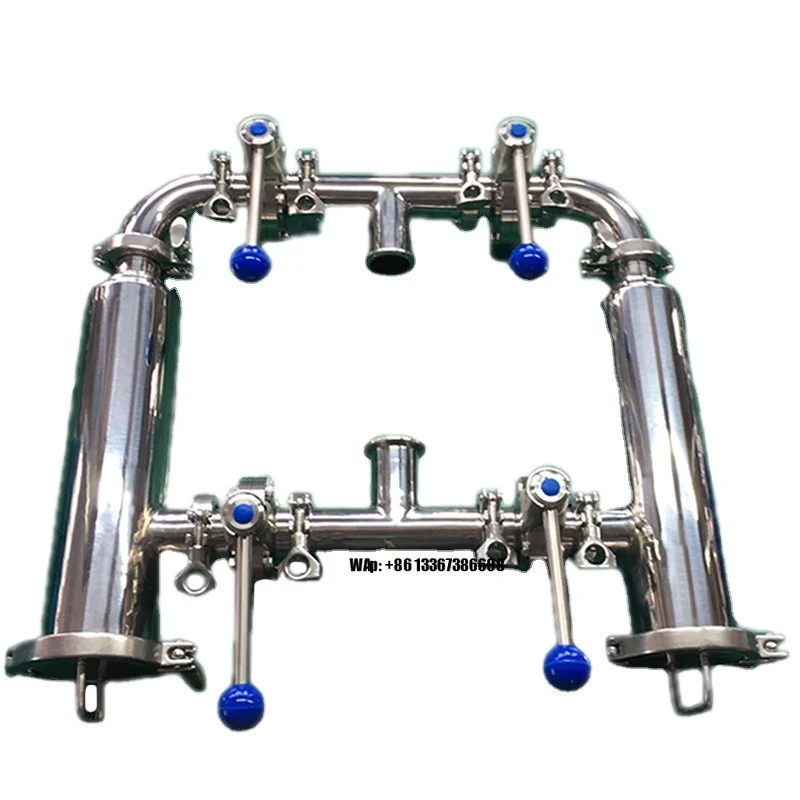 

Complete Set Industry Filter 0.1um Liquid Gas Stainless Steel Tank Vessel Sanitary Duplex Filter