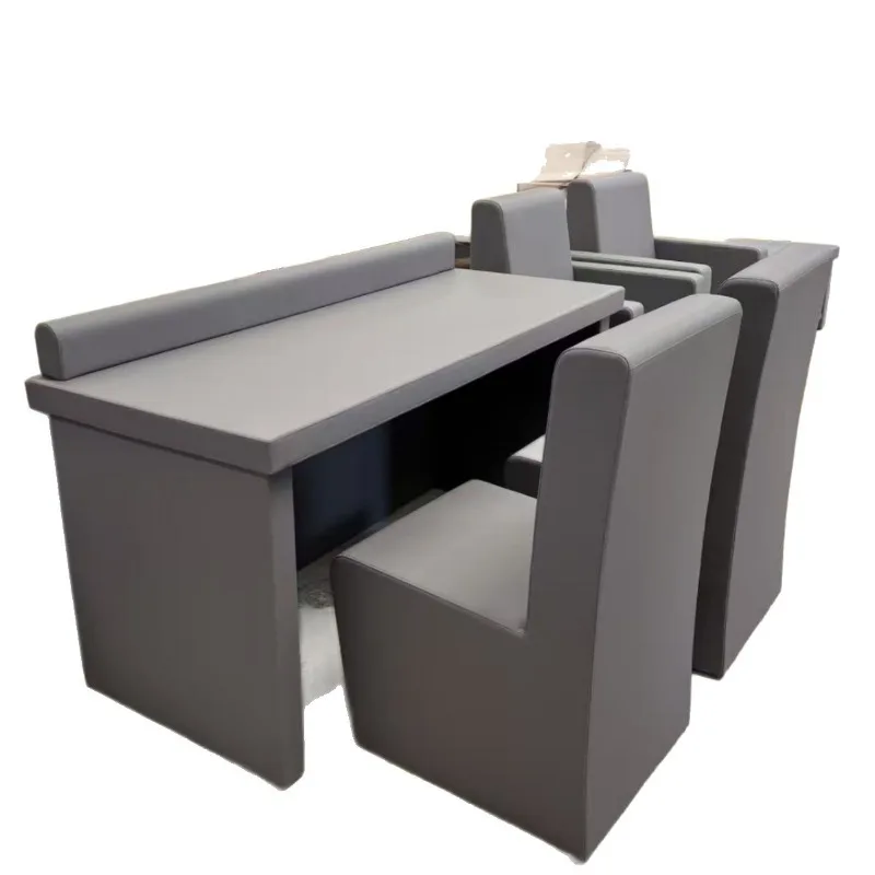 Special anti-collision soft bag tables and chairs, anti-collision office tables and chairs soft bag c