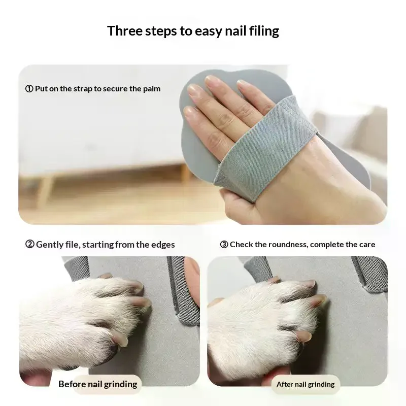 Pet Nail File Portable Pet Dog Nail File For Home Travel Use Cat And Dog Safe Grooming Nail Polish Sanding Board Grooming Tool
