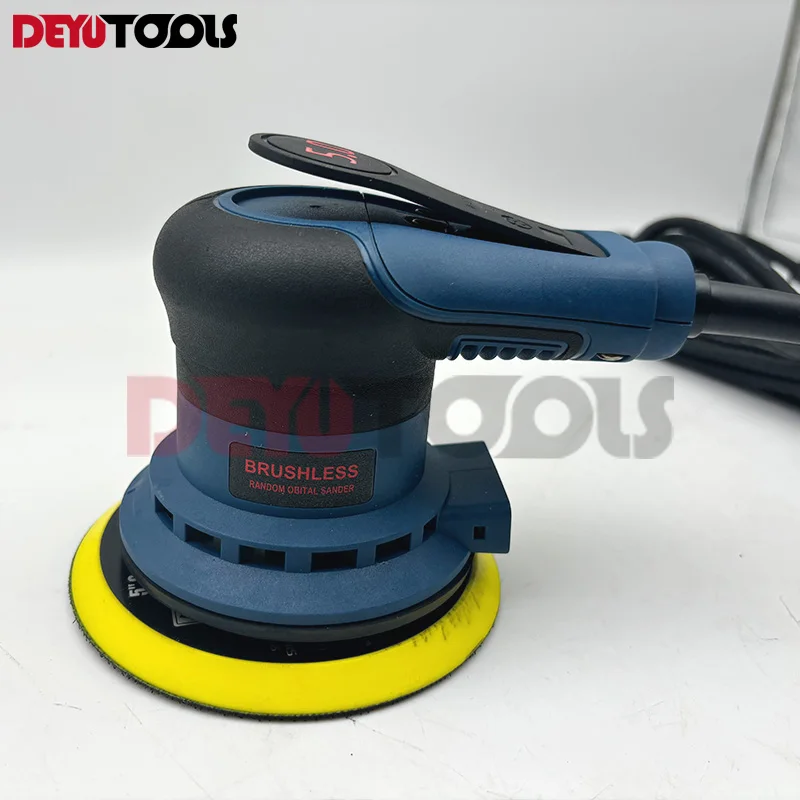 

125MM Random Orbital Sander Machine 5mm Eccentricity Brushless Electric Orbital Sander Mini Brushless Electric Orbital Sander