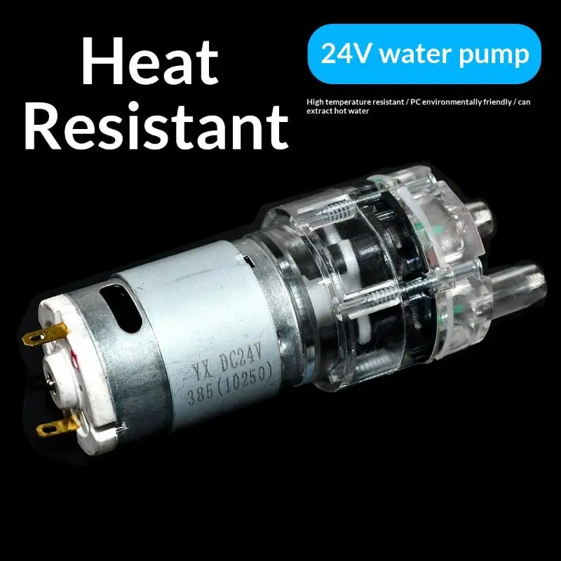 DC 24V 100℃ High Temp Resistant Mini Water Pump for Food Grade Hot Beverage Dispenser Transfer Parts