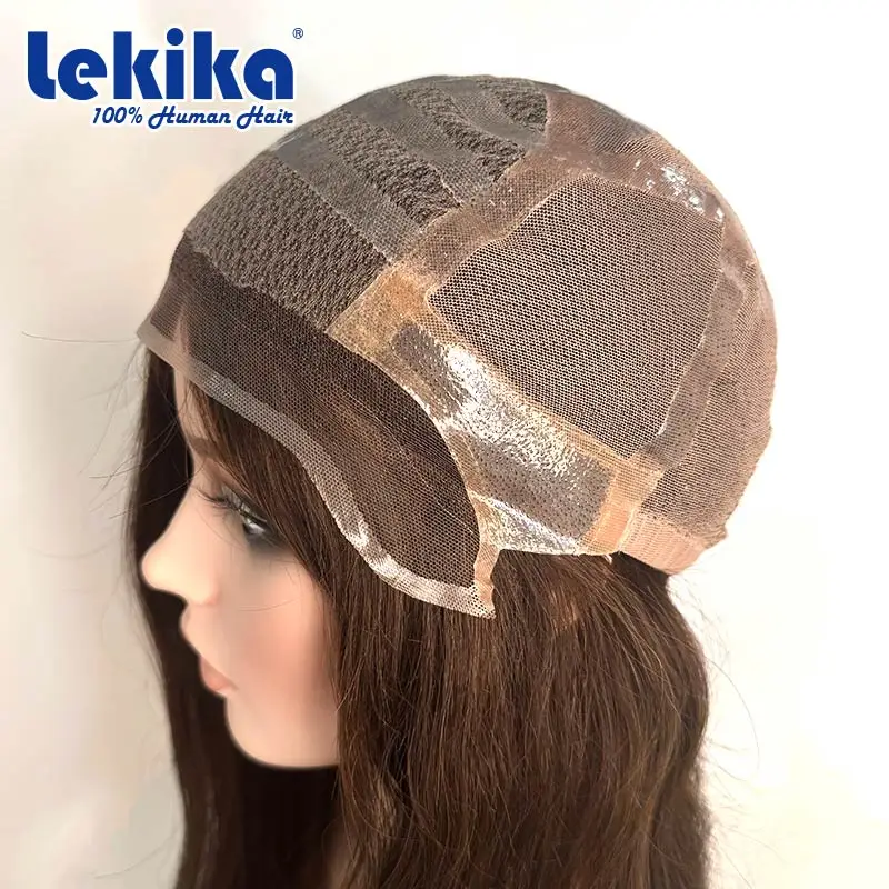 Swiss Lace Front Medical Wig Cap Wig For Women 100% Chinese Cuticle Hand Tied Women Wig Remy Hair Hairpieces Long Straight Human