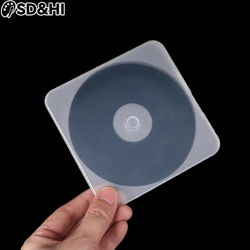 1pc/2pcs/5pcs Ultrathin DVD Case Transparent CD Package Portable CD Storage Box For Home Cinema Mini Disc CD Protective Case