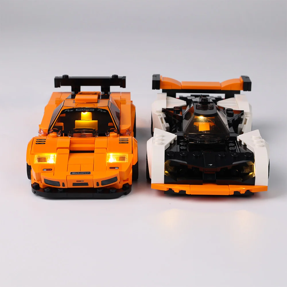 EASYLITE LED Light Set For Speed Champions 76918 McLaren Solus GT & McLaren F1 LM Building Blocks DIY Toys No Model