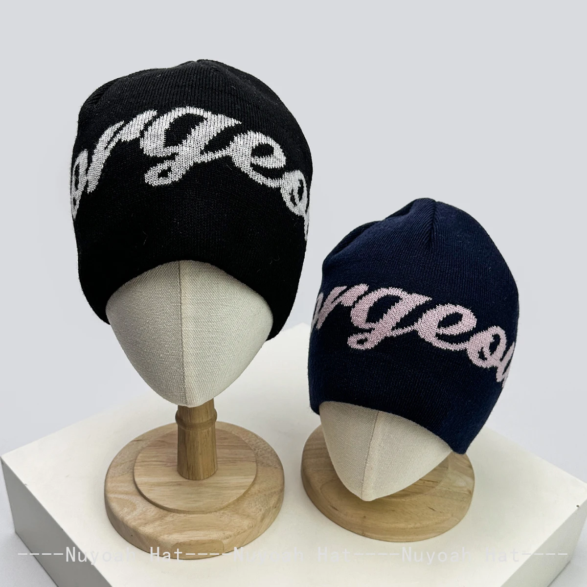 جديد الرجال النساء المتخصصة الكورية الجاكار خطابات قبعات منسوجة الدافئة الشخصية موضة في الهواء الطلق بيني الرجعية تنوعا كتلة اللون الإضافية #2