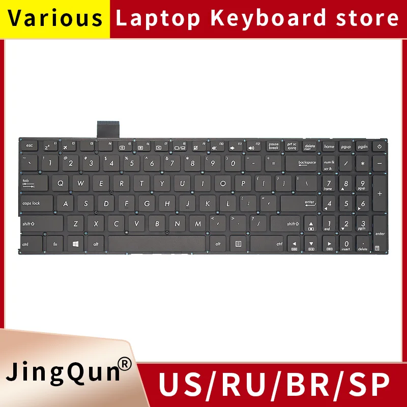 

Новая клавиатура SP для ноутбука ASUS X542UR X542UA X542UQ X542UN X580B X542UQR R542U UQ8550 X542 K542 A542 X542U FL8000 A580U F580U