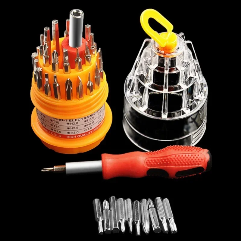 Screwdriver Kit Bit Set 31 In 1 Portable Screwdriver Multitool Set Case For PC For Phones For Tablets Repair Tool Set Hand Tools