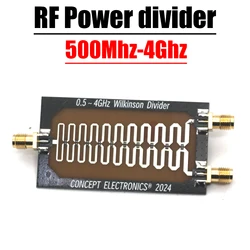 0.5-4GHz Wilkinson RF Power Splitter RF Divider Combiner For HAM Radio Amplifier Power Synthesis 433Mhz ﻿915Mhz 1.2Ghz 1.5G 2.4G