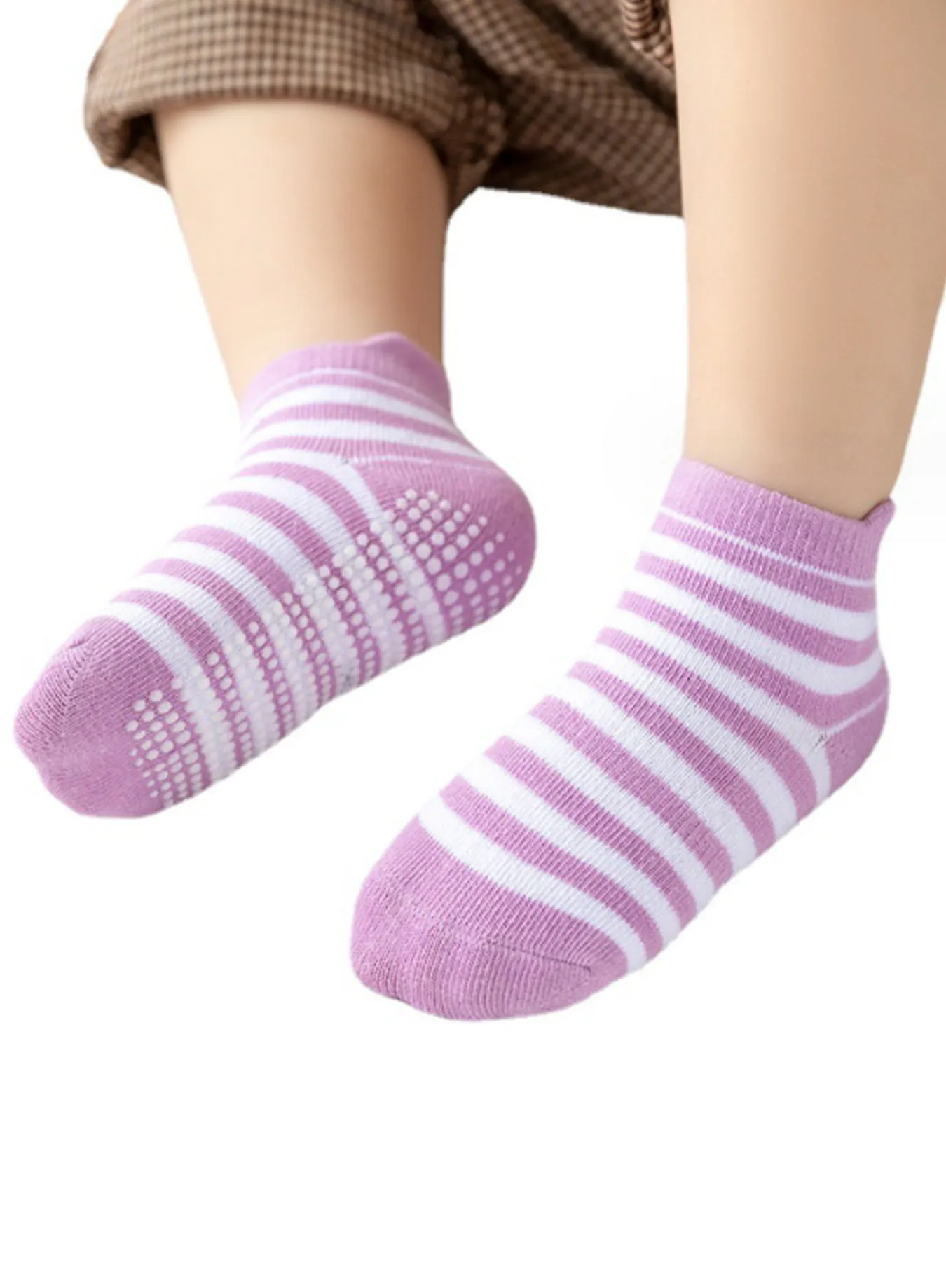 

6 Pairs/Set Four Seasons 0-5Y Solid Newborn Baby Boy Girl Socks 100%Cotton Soft Infant Accessories