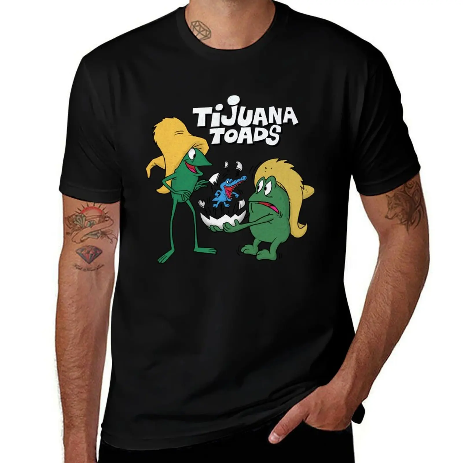 Music Vintage Retro Tribute To Obscure Cartoon Characters The Tijuana Toads Toro And Pancho Love You T-Shirt