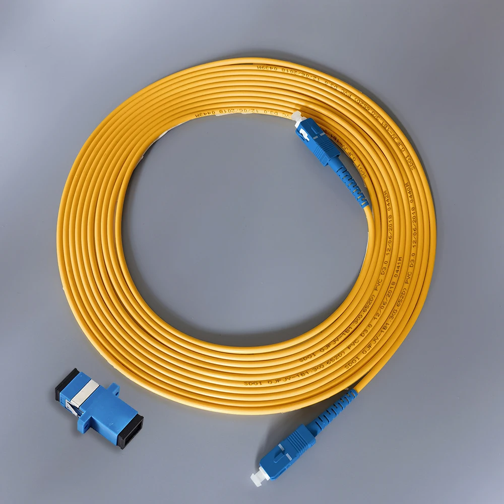 Cavo in Fibra ottica SC/UPC SC UP cavo Patch ottico monomodale Simplex Core FTTH Fibra ottica 5M/20M/30M cavo Patch in Fibra ottica