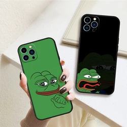 Funny The Frog Pepe Face Cry Happy Couple Phone Case FOR IPhone 13 11 12 14 Pro max 8 7Plus 13 14 12Pro X MAX XR XS phone Covers